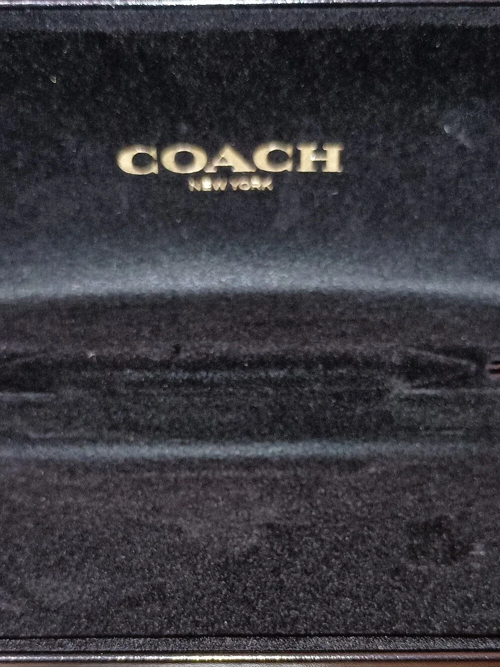 Coach Brand Set Of Hard Eyeglass Cases Black